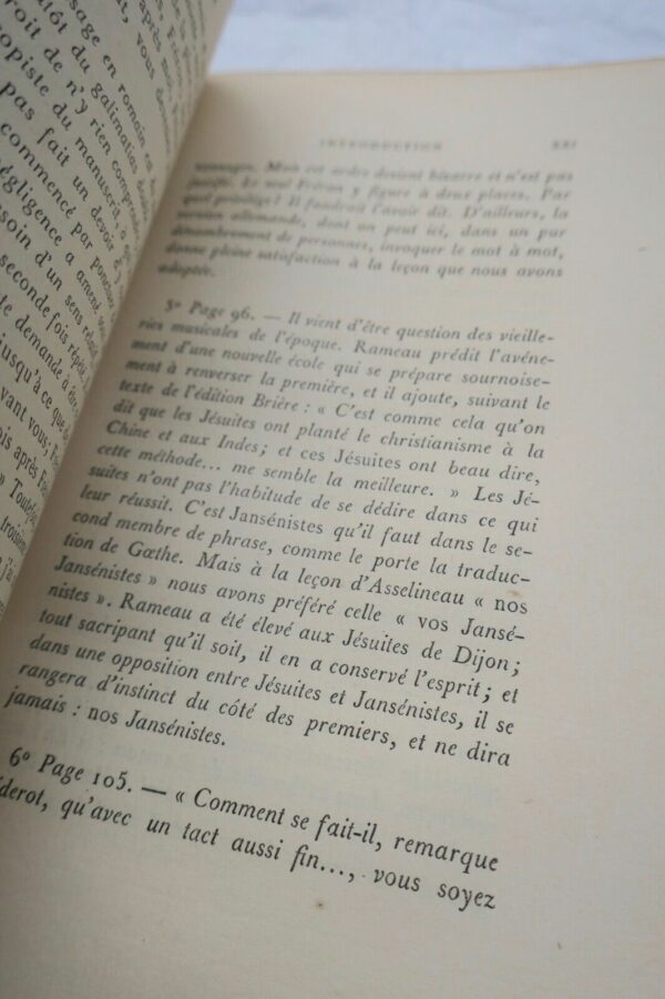 DIDEROT LE NEVEU DE RAMEAU PRECEDE D'UNE NOTICE PAR H.MOTHEAU vergé – Image 7