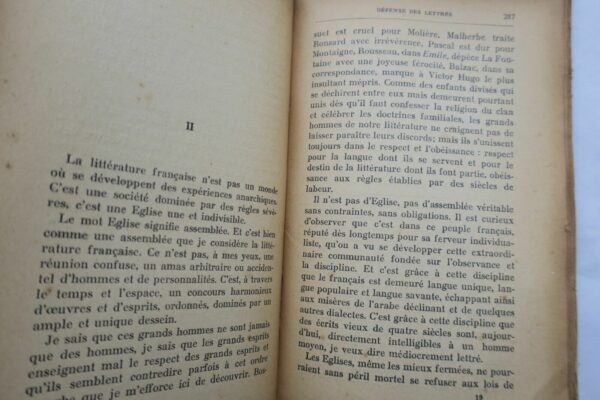 DUHAMEL GEORGES DEFENSE DES LETTRES - BIOLOGIE DE MON METIER + dédicace – Image 8