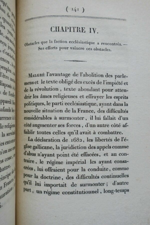 De l'origine, de la nature et des progrès de la puissance ecclésiastique 1829 – Image 3