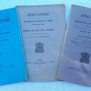 Du patriotisme 1873 par Monseigneur Plantier Nimes..