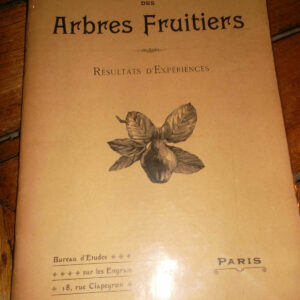 Fumure Potassique des Arbres Fruitiers. Résultats d'Expériences     vers 1910