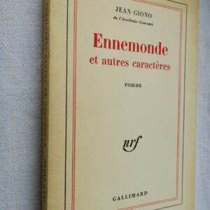 GIONO Ennemonde et autres caractères, 1968 NRF blanche