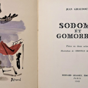 GIRAUDOUX  Sodome et Gomorrhe