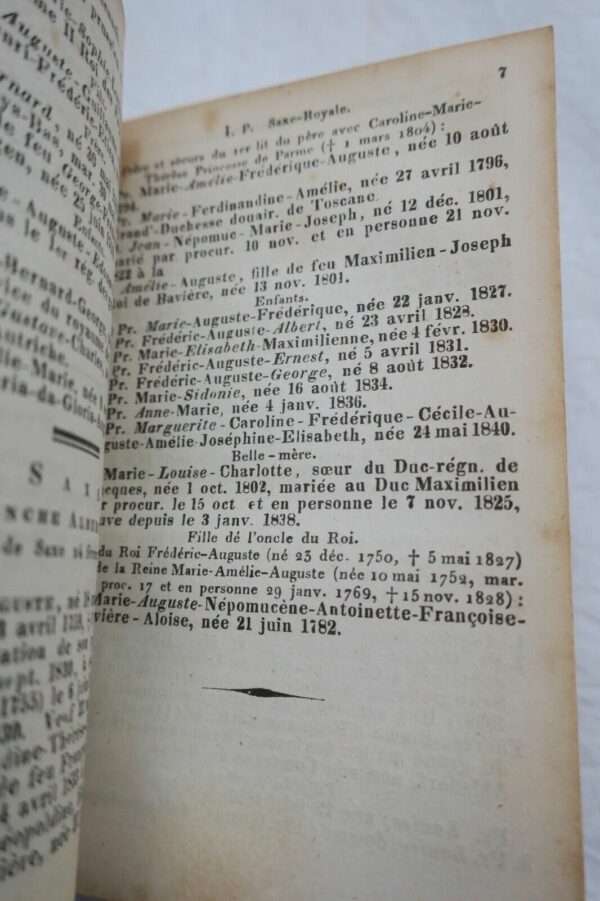 GOTHA Almanach de Gotha 1844 & 1845 Annuaire généalogique, diplomatique et ... – Image 14