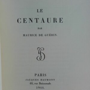 GUERIN  Le Centaure 1944