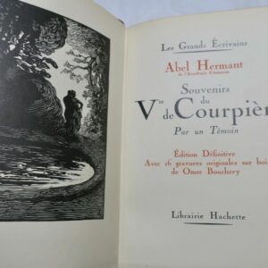 HERMANT BOUCHERY Souvenirs du Vicomte de Courpière par un témoin.