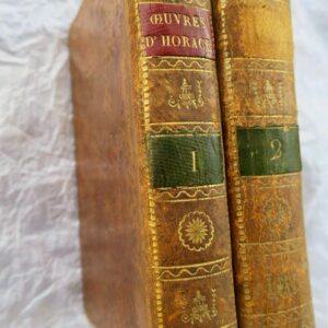 HORACE  Oeuvres d'Horace 1802