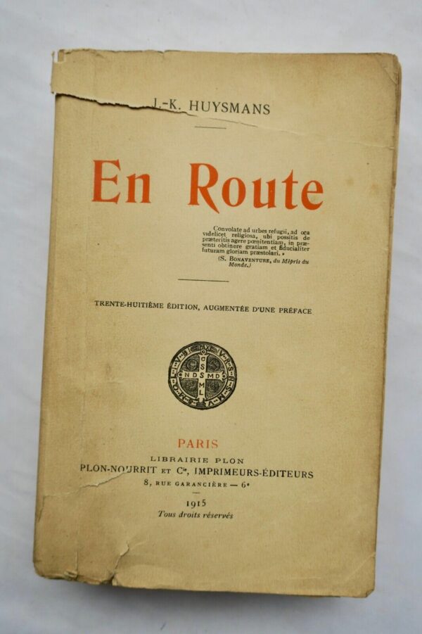 HUYSMANS J.K. EN ROUTE 1915