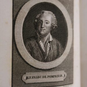 LE FRANC de POMPIGNAN Oeuvres choisies 1822