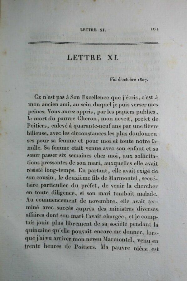 LETTRES INEDITES DE L'ABBE MORELLET histoire politique et littéraire 1806-1807 – Image 3