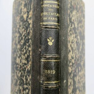 L’indicateur général des spectacles de Paris 1819