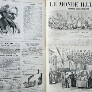 Monde illustré, journal hebdomadaire. Tome XXIII, second semestre 1868