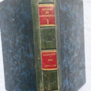 Montesquieu Grandeur des romains 1827