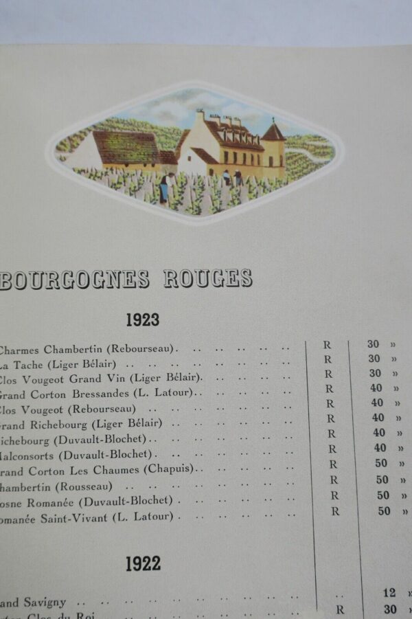 NICOLAS Catalogue 1933. Liste des grands vins fins – Image 5