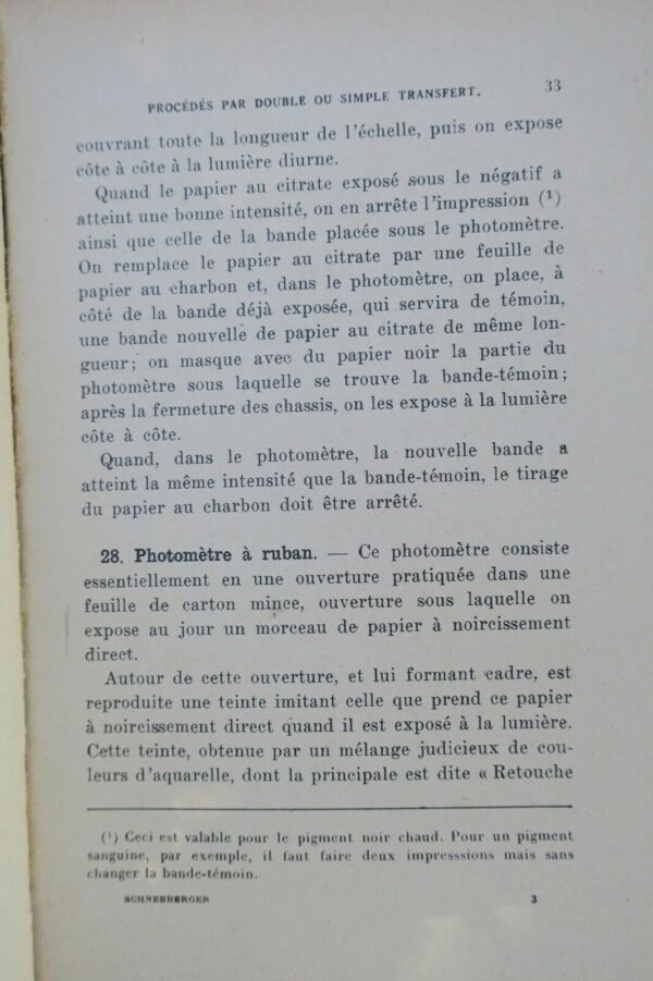 Photo SCHNEEBERGER. Tranchant  Les procédés au charbon 1937 – Image 6