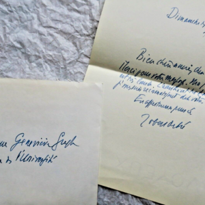 ROBERT DEBRE lettre autographe manuscrite & signée
