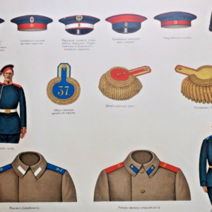 Russia Tzar russie army medals badge décorations, galons 84 x 62,5 cm 1905