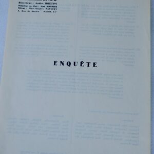 Surréalisme, même : ENQUÊTE