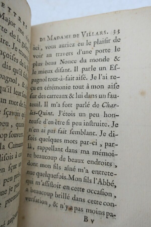 VILLARS Lettres de Madame la Marquise de Villars, ambassadrice en Espagne  1759 – Image 7