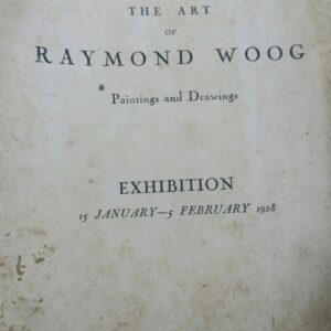 WOOG Raymond & MAUROIS  paintings and drawings  1928