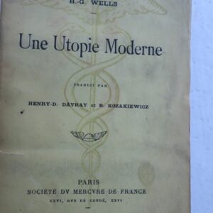 Wells H.-G. Une Utopie Moderne EO