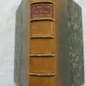 brevet Manuel littéraire cours de littérature 1886
