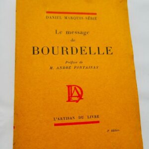 message de Bourdelle