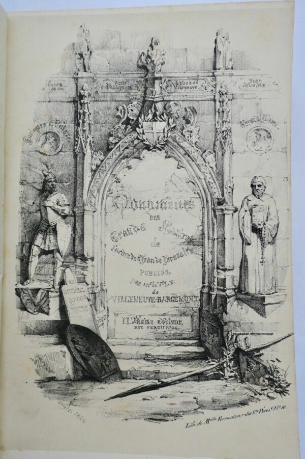ordre de Saint-Jean de Jérusalem Monumens des Grands-Maîtres de l'Ordre 1829 – Image 12