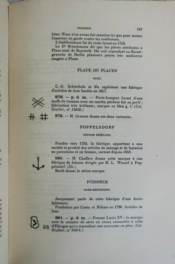 porcelaine Manuel de l'amateur de porcelaines 1914 – Image 6