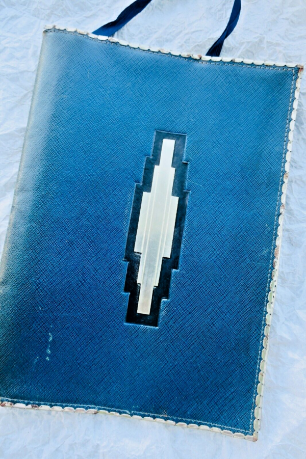reliure étui livre 21 x 15 cm ART DECO