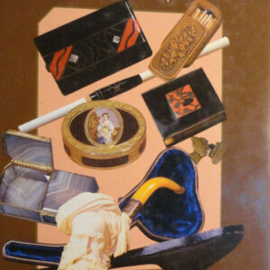 tabac  AUTOUR DU TABAC. TABATIERES, PIPES, CIGARES, ALLUMETTES ET BRIQUET