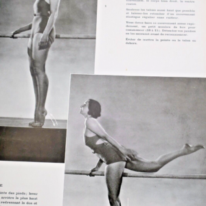 ALBUM DE GYMNASTIQUE QUOTIDIENNE - POUR ETRE SVELTE ET BELLE 1933