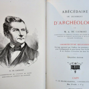 Archéologie Abécédaire ou rudiment d'archéologie 1886