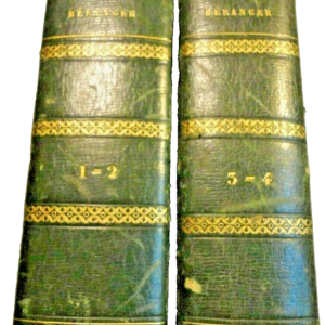 BERANGER  Oeuvres complètes de P.-J. de Béranger. 1834