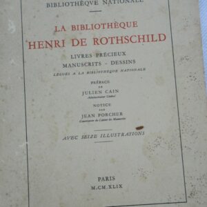 Bibliothèque Henri De Rothschild  Bibliothèque Nationale