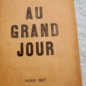Breton (André) At The Grand Day 1927