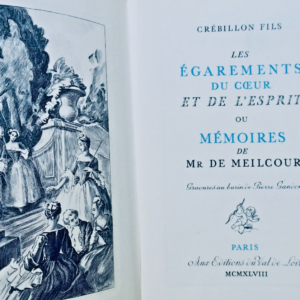 CREBILLON FILS Les égarements du coeur et de l'esprit ill-Gandon