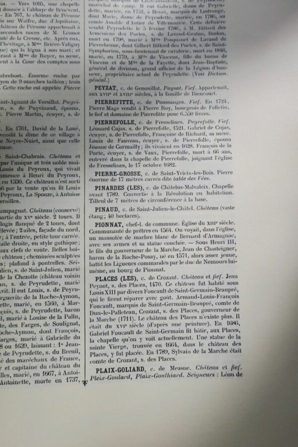 Creuse  Grand dictionnaire historique de la Haute Marche 23 – Image 3