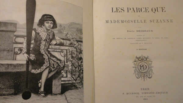 DESBEAUX  les Parceque dde Melle Suzanne 1883 – Image 10