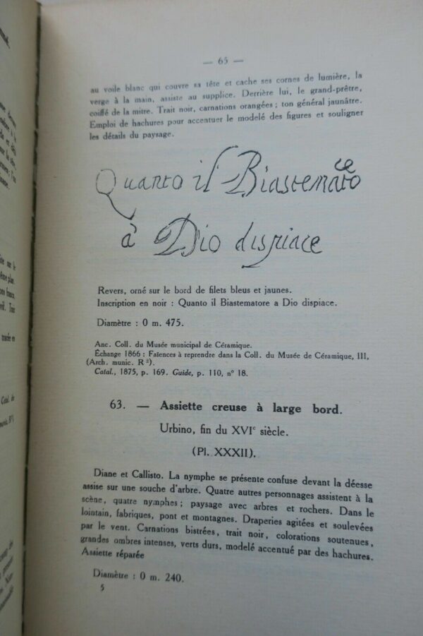 Faïences anciennes Espagne, d'Italie, de France, d'Asie-Mineure 1928 – Image 5