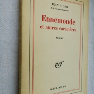 GIONO Ennemonde et autres caractères, 1968 NRF blanche