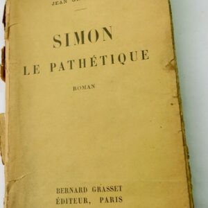 GIRAUDOUX (Jean). Simon le pathétique + dédicace