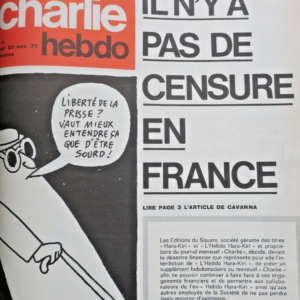 HARA-KIRI HEBDO / CHARLIE HEBDO 1970