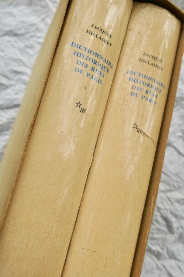 HILLAIRET DICTIONNAIRE HISTORIQUE DES RUES DE PARIS 1963 – Image 3