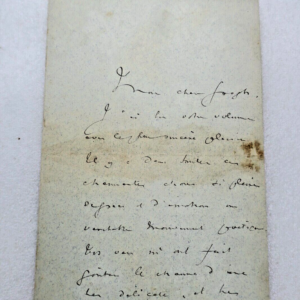 Halévy Lettre autographe