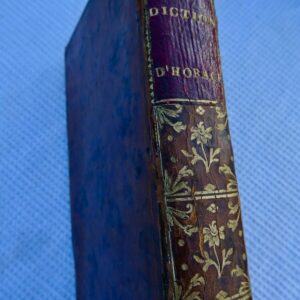 Horace Dictionnaire alphabétique de tous les noms propres.. Horace 1756