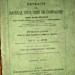 JOURNAL D'UN CHEF DE COMPAGNIE 1874