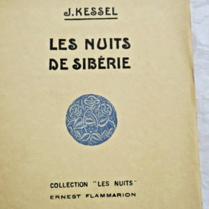 Kessel Les nuits de Sibérie - Collection les nuits