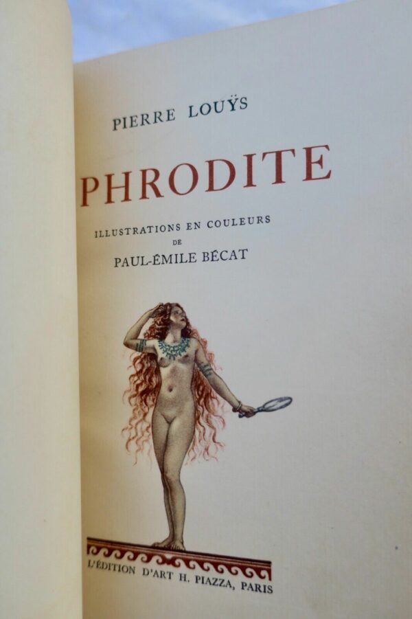LOUYS, Pierre. Aphrodite. Illustrations en couleurs de Paul-Emile Bécat – Image 12