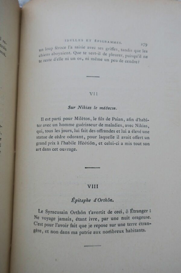 Leconte de Lisle Hésiode Hymnes orphiques Théocrite Bion Moskhos Tyrtée Odes.. – Image 4
